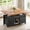 Black+Brown, variant on Farmhouse Lift Top Coffee Table with Large Storage and Hidden Compartment, Multi-Function Convertible Coffee Table for Living Room