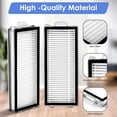 thumbnail image 5 of Replacement HEPA Filters Compatible with Roborock Qrevo Master Qrevo Slim, 4 Pack, 5 of 5