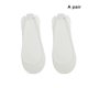 thumbnail image 5 of Calcetines náuticos Qarigey de tacón alto para mujer 2 Piezas Blanco, 5 of 6