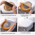 thumbnail image 7 of Walbest Winter Knitted Fabric Skin-friendly Toilet Pad, Comfortable Warm Washable Cloth Toilet Cover Pad for Home Hotel, 7 of 7
