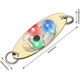 thumbnail image 4 of 10 Pcs LED Fishing Lures Fishing Spoons Underwater Flasher Bass Halibut Flasher Trolling Deep Drop, 4 of 5