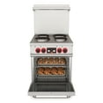 thumbnail image 2 of 24 In. Commercial Electric Range with 4 Burners and 1 Standard Electric Oven in Stainless Steel - 208V 3 Phase, 2 of 13
