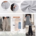 thumbnail image 3 of SUNBS Barrel Sweatpants For Women Wide Leg Pants Sweat Jogger gym workout cotton casual y2k Pants, 3 of 9