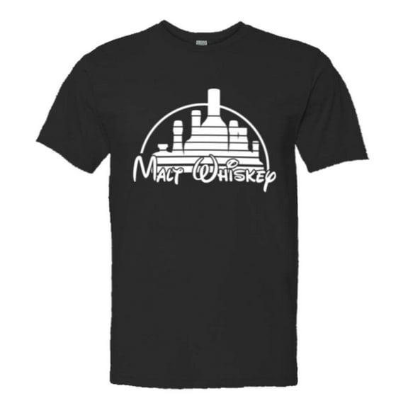 PleaseMeTeesâ„¢ Mens Walt Malt Whiskey Disney HQ Tee