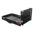 thumbnail image 2 of CURT 18112 50 x 30-1/2-Inch Black Aluminum Hitch Cargo Carrier with Ramp, 2-In Folding Shank, 2 of 7