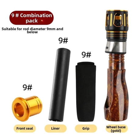 Fishing Rod Reel Seat Tube for Custom Rod Makers Lightweight Tube Design Aluminum Alloy or Composite Material (C)