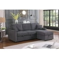 thumbnail image 1 of Ross Sleeper Sofa Bed, Grey, 1 of 4