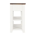 thumbnail image 6 of Hassch Console Table for Entryway with 3 Drawers, 48 Inch Entryway Table with Open Shelves, Sofa Table for Living Room, Hallway, Foyer, Antique White, 6 of 8