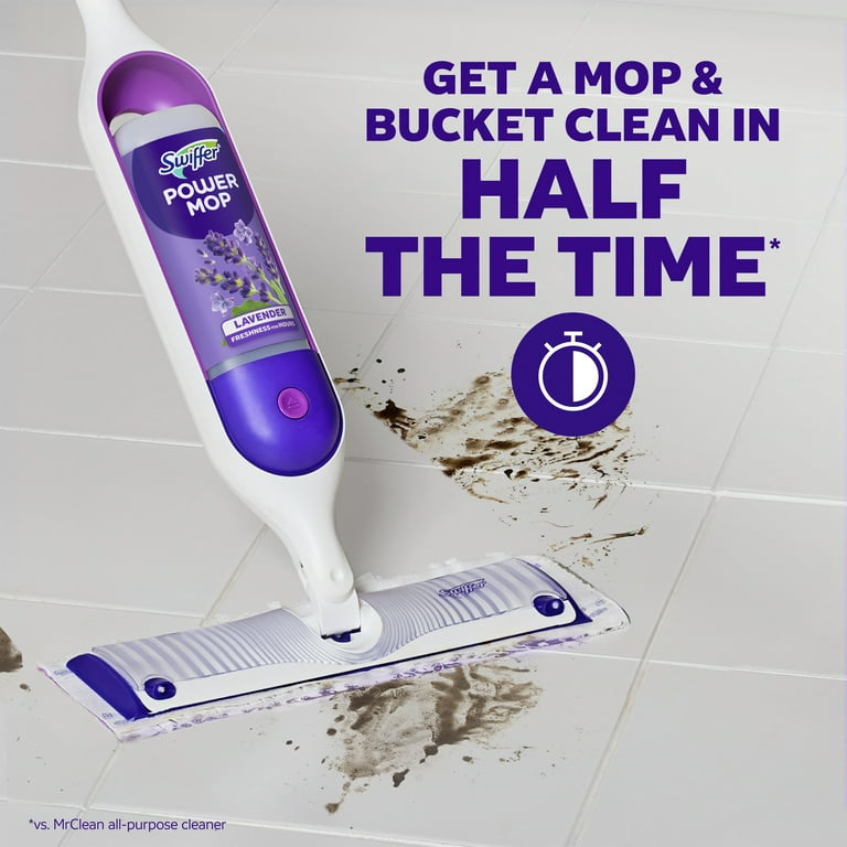 Swiffer Power Mop Floor Cleaning Solution with Lavender Scent
