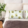 thumbnail image 4 of Easygdp Avocado of a Hear Pillowcase 20×30 inches, Throw Pillowcase with Invisible Zipper for Bedroom, Sofa, Office, 4 of 8