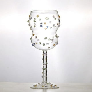 1pc 350ml Cute Animal Pattern Glass Goblet, Ideal For Breakfast