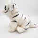 thumbnail image 2 of Peluche de tigre realista, lindo tigre de simulación, postura sentada, muñeca realista, regalo para niños, blanco, 20 cm, 2 of 3