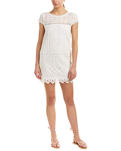 Joie Delayna Eyelet Cotton Mini Dress 