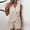 Beige, variant on Women's Summer Casual Sleeveless V-Neck Tank Top and Shorts Set in Solid Colors