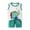 ZA-Mint Green, variant on Zanarzt Baby Boy Summer Clothes Sets Baby Boy Clothes Toddler Boy Summer Outfits Short Sleeve Top T shirt shorts Set 2 Piece Black,4-5Years