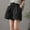 Black, variant on Bnwani Womens Shorts with Pockets,Women Shorts,Elastic Waist,Pockets,Casual,Solid,White,XL