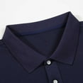 thumbnail image 4 of QATAINLAV Polos Shirts for Men Short Sleeve Golf Shirt Casual Button Athletic Collared Tennis T-Shirt Basic Solid Color Tees Big and Tall Tops Lightening Sales Navy 5XL, 4 of 9