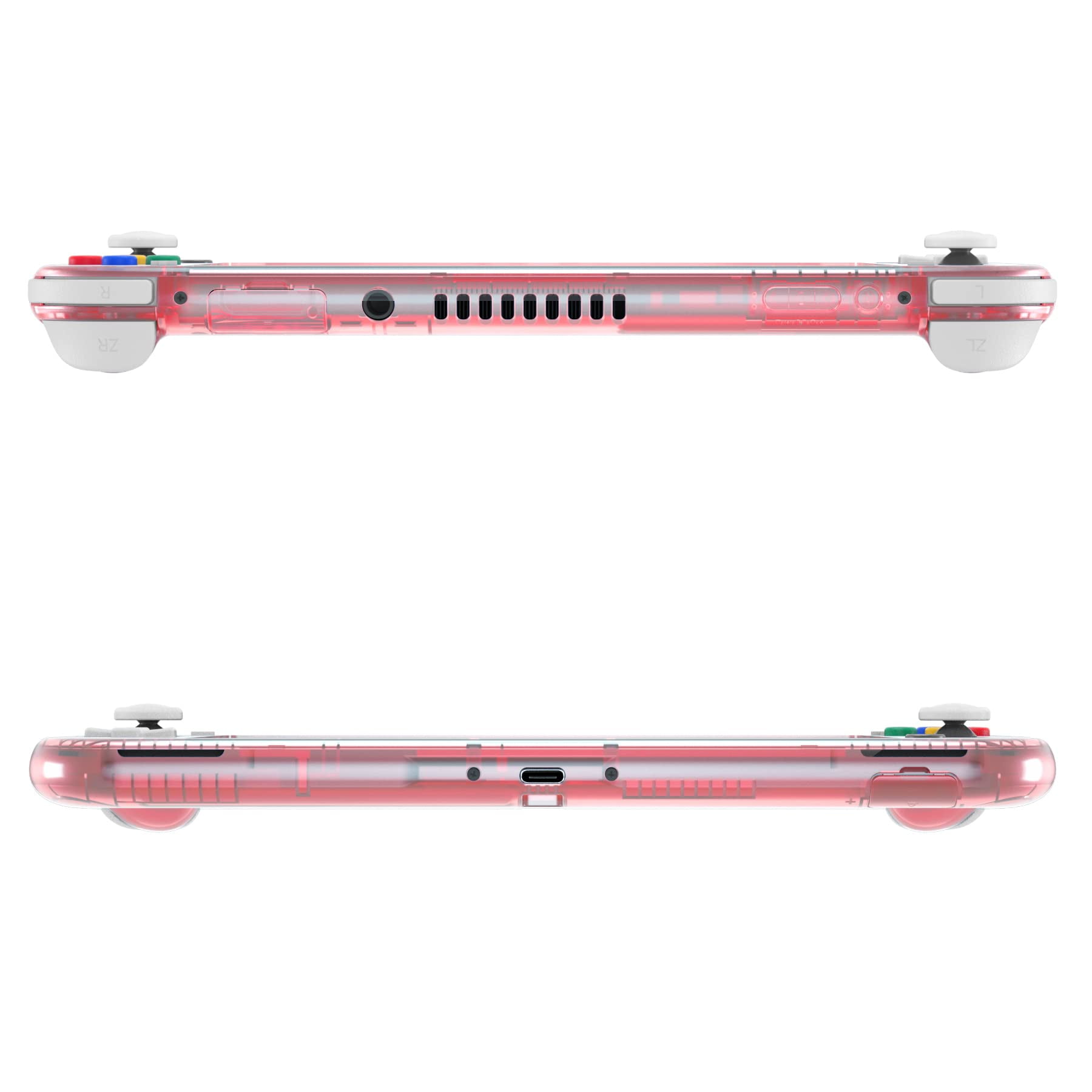 Amazon.com: eXtremeRate Crystal Cherry Pink DIY Replacement
