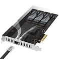 thumbnail image 1 of Tarjeta PCIe SABRENT 3x M.2 NVMe SSD 10GbE EC-PM2L, 1 of 8
