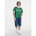 thumbnail image 2 of No Boundaries Soccer Jersey Mesh Tee with Short Sleeves, Men's XS-4XLT, 2 of 5