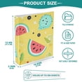 thumbnail image 5 of Watermelons Lemons Cactus 3 Ring Binders 1.5 inch Hardcover File Folders with Interior Pockets A4 Size Organizer for School Office Hospital, 5 of 8