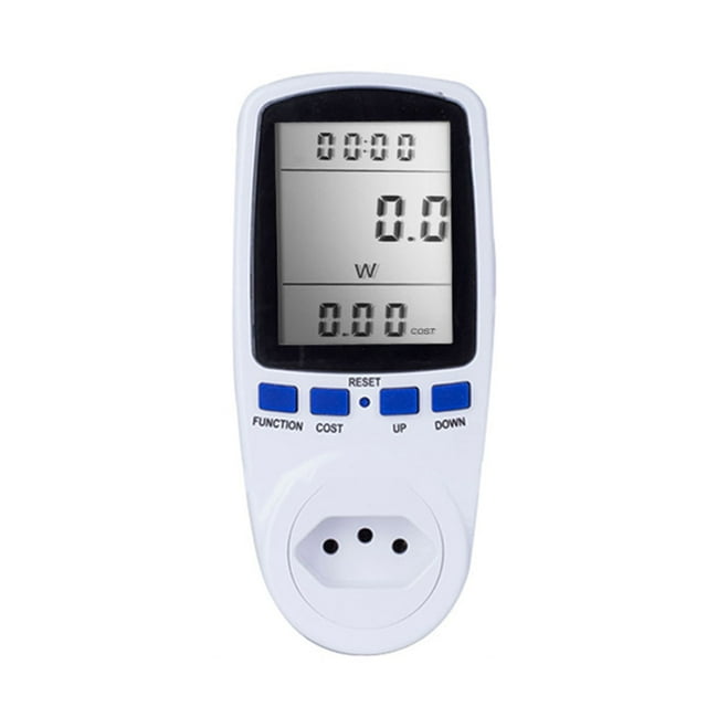 Power Meter, Digital LCD Energy Meter Wattmeter Monitoring Device Wattage Electricity Kwh Power Measuring Analyzer