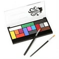 thumbnail image 4 of Paleta de maquillaje a base de agua de 15 colores, paleta de maquillaje de pintura corporal profesional para Halloween, 4 of 8