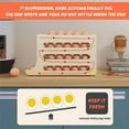 thumbnail image 4 of 4 Tiers Egg Holder for Fridge,30 Egg Storage for Space-saving Egg Dispenser, Automatic Egg Roller for Refrigerator(Yellow), 4 of 5