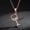Rose Gold, variant on Jewelry Women Wine Glass Pendant Zirconia Long Chain Necklace Jewelry Gift Necklaces Jewelry Christmas Birthday Mother's Day Gift for Women Wife
