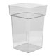 thumbnail image 2 of Jarrón de flores con forma de cubo para centros de mesa versátiles, transparente, para hoteles, tiendas y bodas. M, 2 of 8