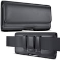 thumbnail image 6 of Bomea Holster for Samsung Galaxy S26, S25, S24, S23, S22, S21, S21 (No Plus Models), Cell Phone Belt Holder Case with Clip, ID Card Pouch Cover (Fits Phone with Case on) Black, 6 of 7