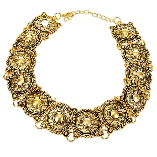 Collar elegante para mujer Sonducket Adorno para el cuello Gargantillas Retro para niñas Gargantilla Vintage Decoración de moda