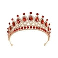 thumbnail image 3 of Bandeau Doré Design Rond Élégant pour Femmes Filles Enfants Fête Mariage Mariage Anniversaire Bal Concours Accessoire en Strass, 3 of 3