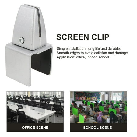 

desk divider clamp 1pc U-Type Screen Partition Clamps Practical Desktop Glass Baffle Clips