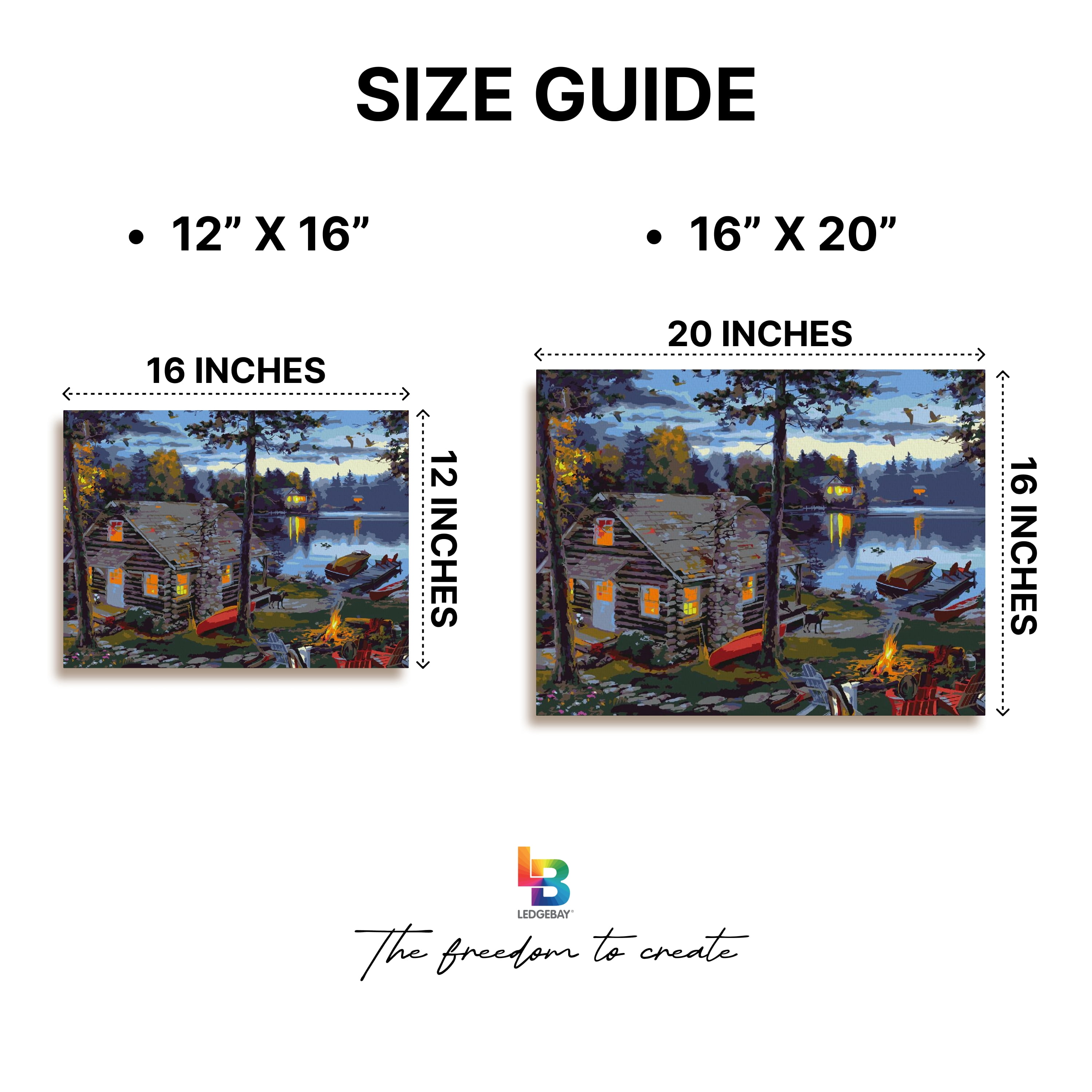 Ledgebay Paint by Number for Adults Crafts for Adults(Life's Reward)