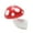 round head mushroom, variant on 3D Red Mushroom Fridge Magnets Creative Designed Resin Refrigerator Magnets Personality Home Decorations