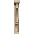thumbnail image 2 of Ekena Millwork 3 1/2"W x 22"D x 22"H Balboa Block Smooth Bracket w/ Offset Brace, Douglas Fir, 2 of 25