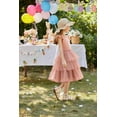 thumbnail image 5 of Arshiner Toddler Tutu Dress Girls Fluffy Summer Dresses Casual Black Funeral Tulle Sundress for Kids 6-7 Years, 5 of 8