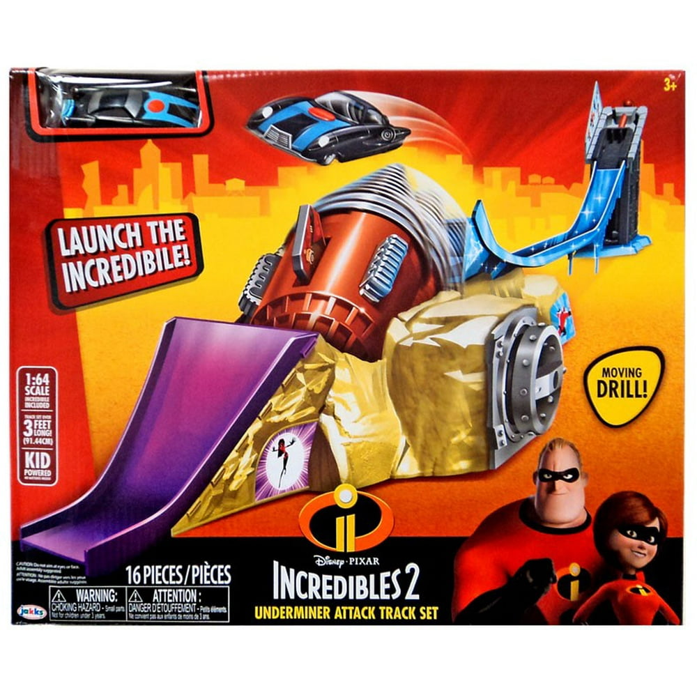 incredibles 2 underminer attack track set