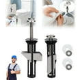 thumbnail image 2 of Universal Heavy Duty Toilet Seat Fastener Bolt Kit, Toilet Seat Screws Replacement Kit, Easy To Install 2 Pack Toilet Seat Fixing Hardware, 2 of 7