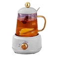 thumbnail image 4 of Hervidor eléctrico portátil de 450 ml para cocinar al vapor, ideal para oficina, con forma de flor, para calentar té., 4 of 12