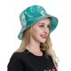 thumbnail image 5 of Fotbe Teal Turquoise 1 Sombrero Tipo Pescador con Estampado – Sombrero de Sol de Algodón de Moda para Playa, Golf, Pesca, 5 of 5
