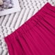thumbnail image 4 of Odeerbi 1-13 Años Conjunto de Verano Para Niñas Camisola Con Volantes de Algodón Pantalones de Pata Ancha Conjunto de Dos Piezas Camiseta de Rayas Onduladas Pantalones Sueltos Conjunto, 4 of 6