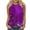Purple, variant on TKLPEHG Womens Tank Tops Crew Neck Tank Tops Loose Fitted Summer Fashion Print Tshirt Dressy Casual Blouses Womens Clothes (Green,XL)