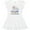 AA-White, variant on Inktastic I Love My Babysitter Elephant Family Girls Baby Dress