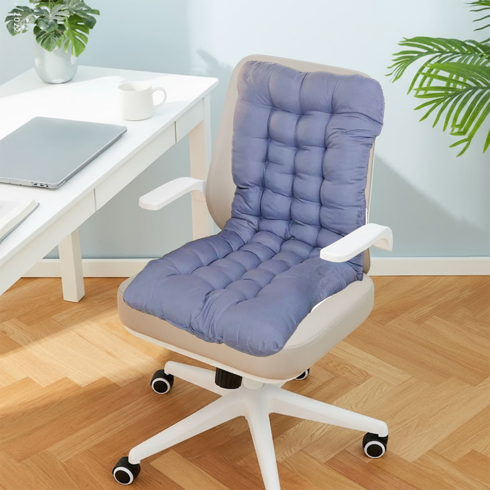 Kladzum Rocking Outdoor Chair Cushions, 27 Inch High Back Patio Chair Cushions with Non-Slip Straps, Comfortable Seat Cushion for Desk Chair, Dining Chairs and Office