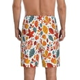thumbnail image 4 of Lsque Autumn Leaves Mens Sleep Pajama Shorts,Short Pajama Pants, Cotton Ultra-Soft Knit-4X-Large, 4 of 9