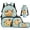 Duck Capybara, variant on Yuyamidu Galaxy Wolf Backpack for Boys Kids Backpack with Lunch Box Water Bottle Carrier Pencil Case 4 in 1 Set 17" Bookbag with Compartments Lightweight School Bag with Front Pocket, Purple