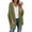 Army Green, variant on Babysbule Winter Jackets for Women Clearance Women's Popcorn Long Sleeve Open Front Pockets Oversized Cardigan Sweater Coats