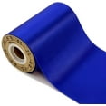 thumbnail image 2 of Grand Opening Royal Blue Ribbon - 6" x 25 Yards, Double Wide, Memorial Day, Wreath, Police Support, 4th of July, Thin Blue Line, Hanukkah, Christmas, President's Day, 2 of 2